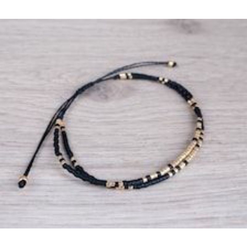 gelang tali gelang manik gelang Korea gelang BTS gelang hitam