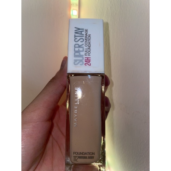 SUPERSTAY FOUNDATION 24H FULL COVERAGE / 112 Natural Ivory (Preloved New)