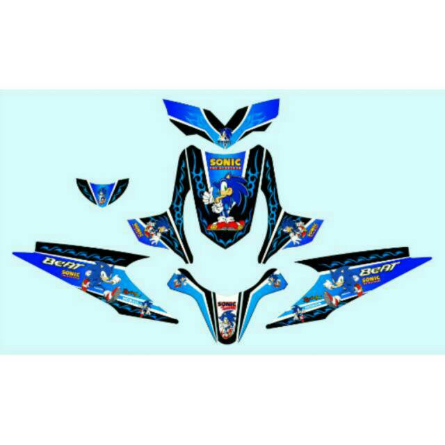 Striping Decal Beat Karbu Sonic Shopee Indonesia