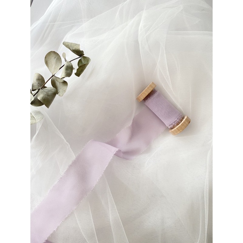 

Ribbon in Soft lilac - wedding ribbon / calligraphy ribbon / vows ribbon / pita buket / styling