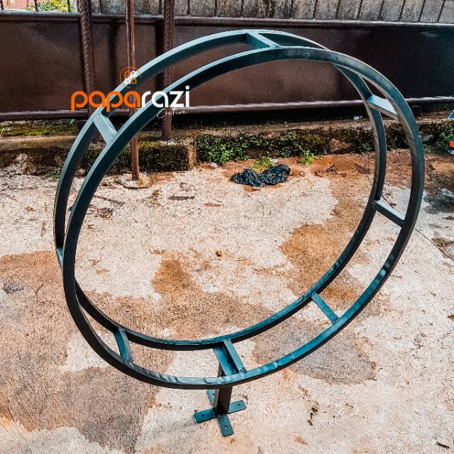 DISC% Neon Box OUTDOOR 50CM Tahan Cuaca ,Bulat bundar, oval, Kotak 2 sisi melingkar Custom Menyala