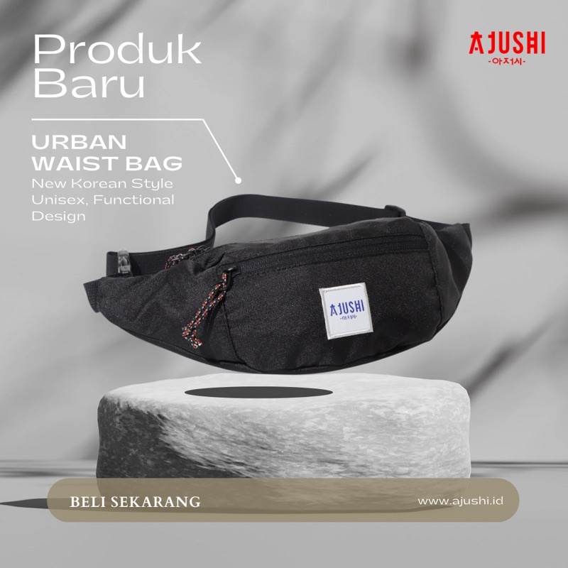 Tas Waist Bag Unisex urban style korea AJUSHI