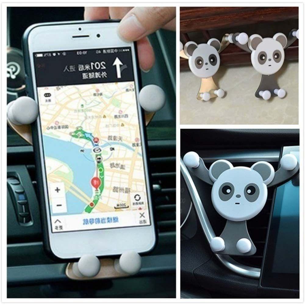 Agustinina Car Phone Holder Dudukan Bracket Mobil Gravitasi GPS ABS Lucu