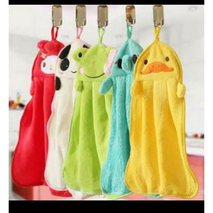 HAND TOWEL LAP TANGAN KARTUN LUCU -BEBEK KUNING