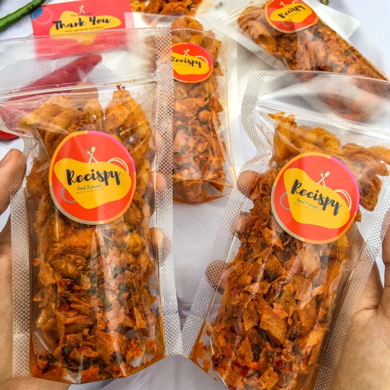 

[TERENAK] Cemilan Pedas by Recispy 100gr