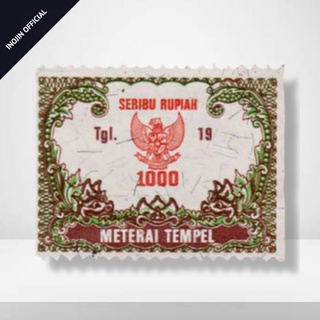 Materai 1000 Tahun 1990 1991 1992 1993 1994 1995  Matrai Tempel Lama Asli Original Pos
