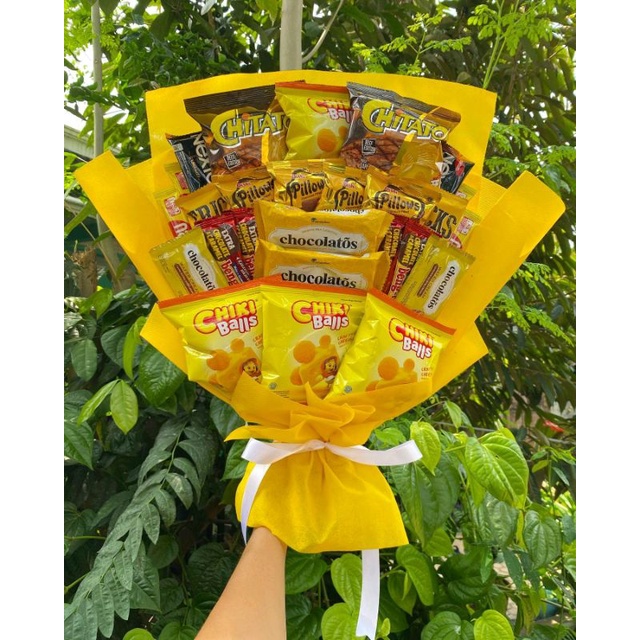 

(B) Buket Big Premium Snack SERBA KUNING UNIK/paket/bingkisan Snack Ulang Tahun/Ultah/ Wisuda/Kado/Hadiah Pacar/sahabat/Sidang skripsi/seminar/santunan anak yatim