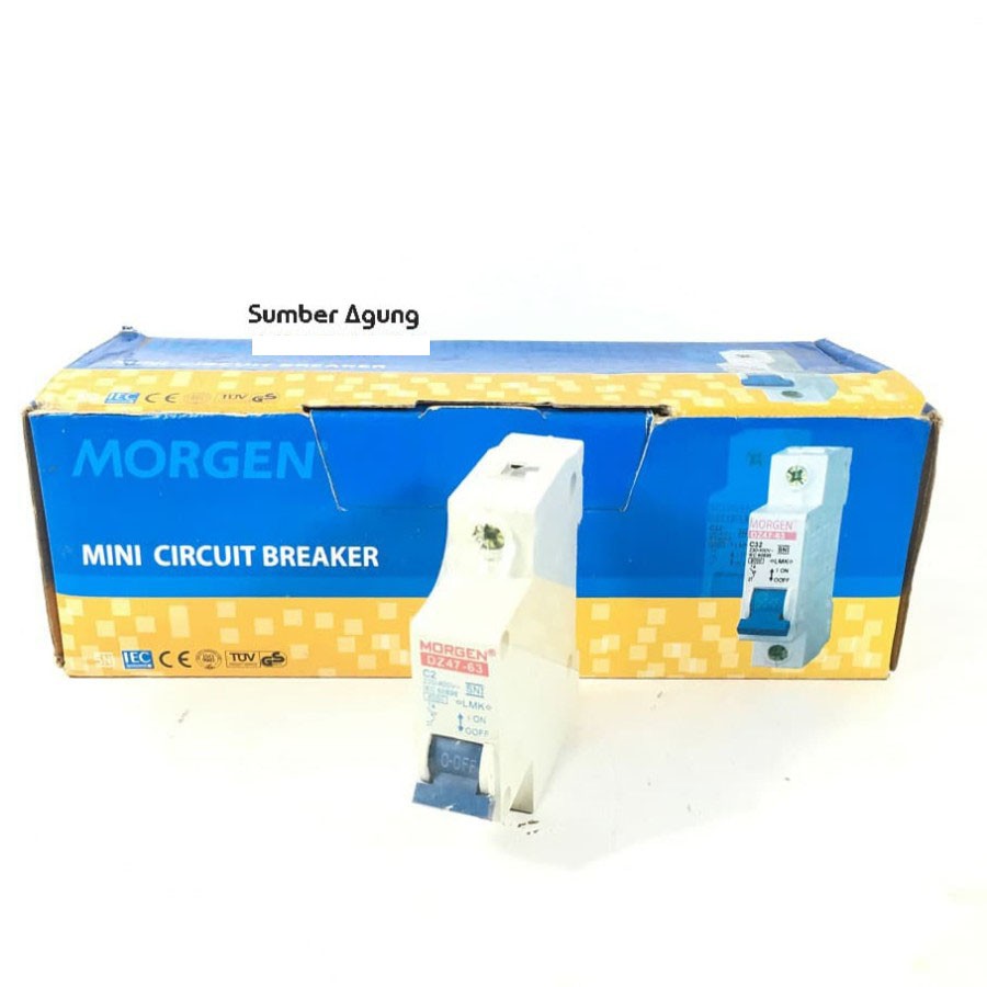 MCB Morgen 2A 2 Ampere 4A 6A Mini Circuit Breaker Berkualitas