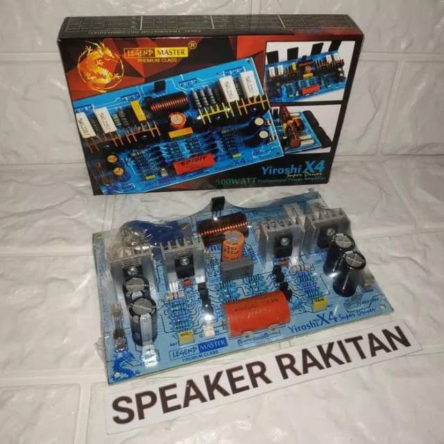 Kit Power Amplifier YIROSHI X4 min TR 500Watt mono