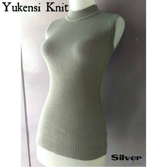 Yukensi | Tank Top | Daleman Tanpa Lengan | Inner Rajut Sleeveless