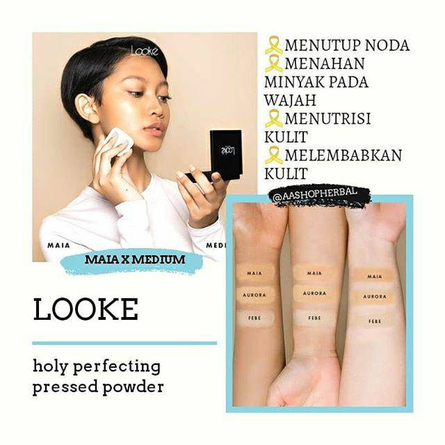 Looke Bedak Padat Lacoco Bedak Padat Nasa Shopee Indonesia