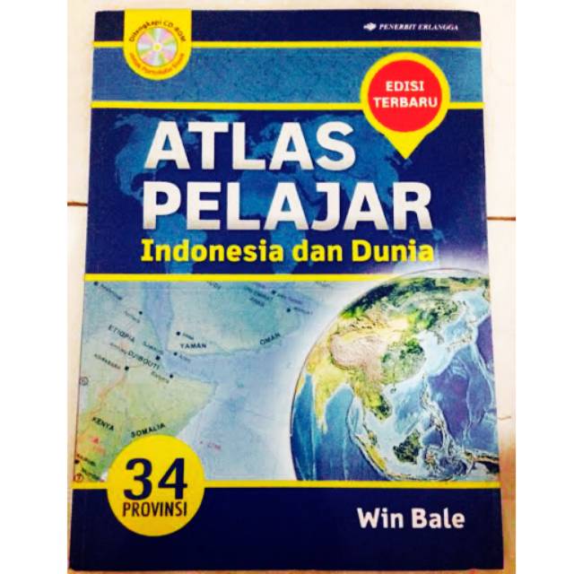 ATLAS PELAJAR INDONESIA dan DUNIA ERLANGGA