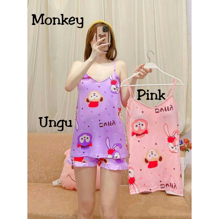 RAINBOW - BAJU TIDUR DEWASA HP IMPORT SEXY SINGLET MOTIF PART 2