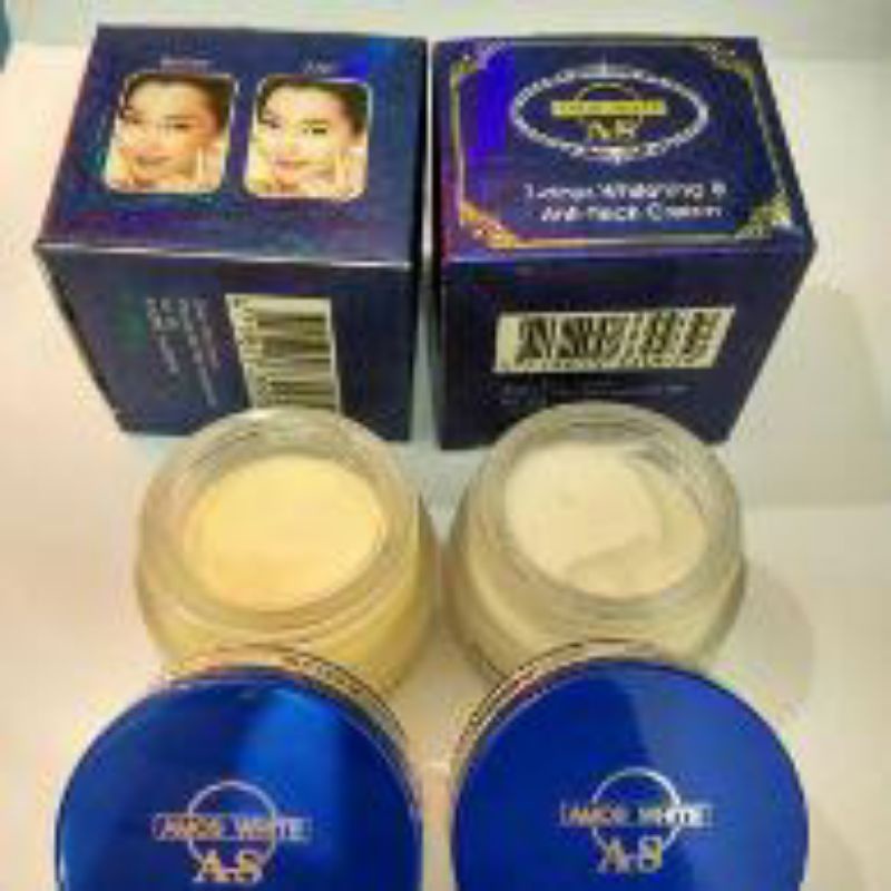 AMOS WHITE CREAM SIANG MALAM PEMUTIH WHITENING ORIGINAL