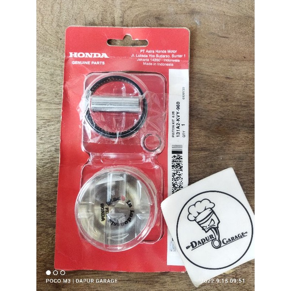 Piston set Beat Karbu Os. 25 Original Honda