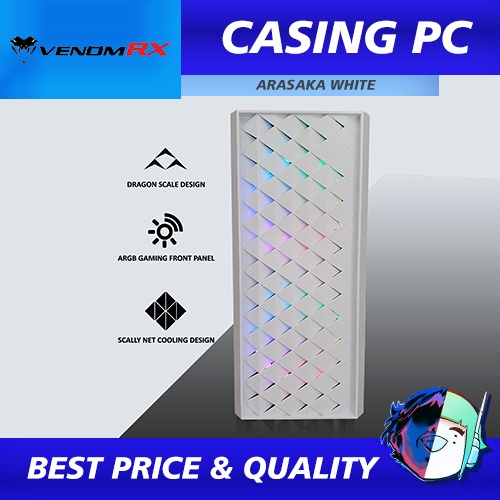 Casing PC Venom RX  Arasaka White