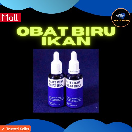 [PROMO] [COD] OBAT BIRU  (UNTUK IKAN CUPANG)