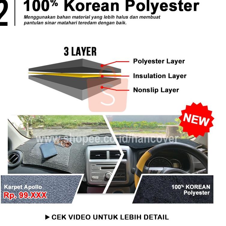 SALEE.. COVER DASHBOARD MOBIL AVANZA LAMA - KARPET ALAS PELINDUNG DASBOARD TOYOTA 2004 2005 2006 200