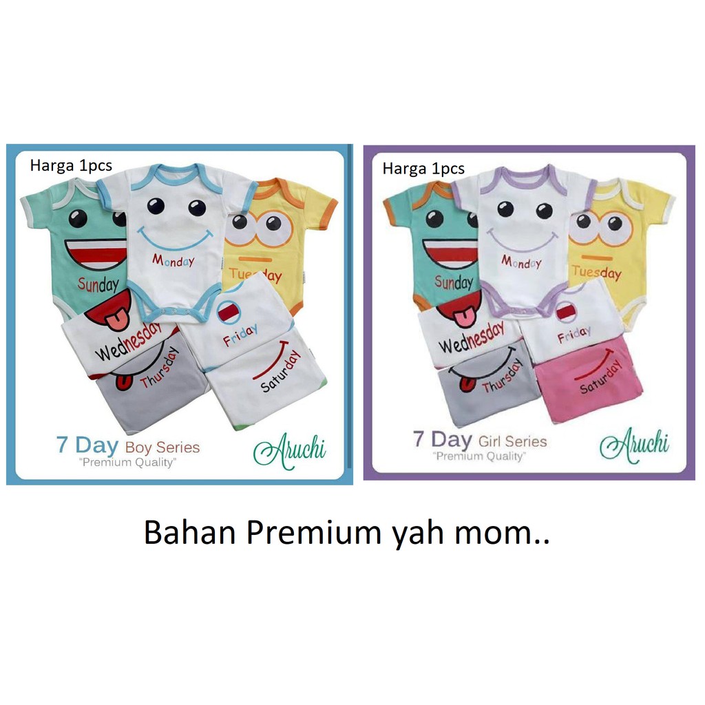 1pcs Aruchi Jumper 7 Days Boy / Girl Series SML CBKS