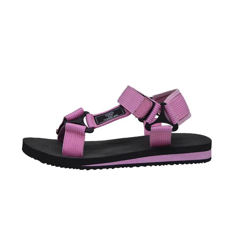 THREE BOX - Sandal Gunung Tali Massive Wanita BlackPink Traveling Hiking Outdoor Medium Jumbo ORIGINAL
