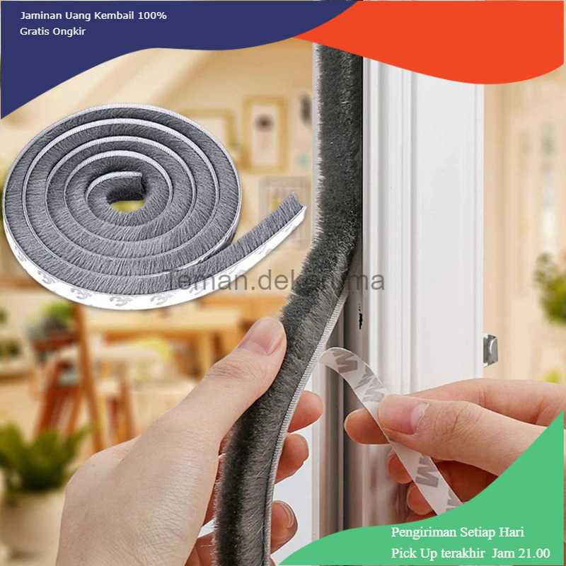 TD-DDG GANCHUN Lis Strip Pintu Brush Strip Sealing Insulation 10 m - KK-062