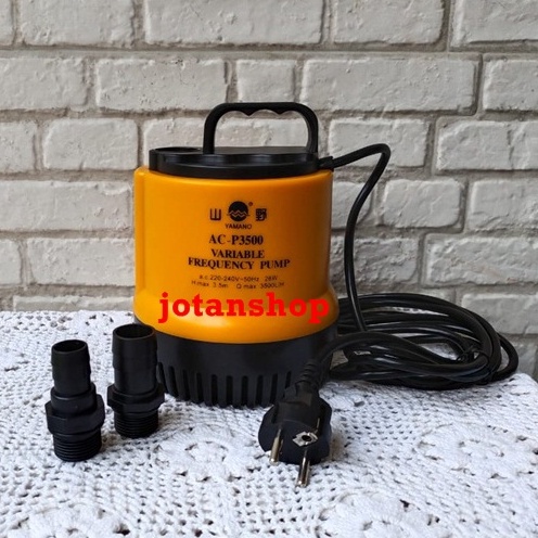 YAMANO AC P3500 mesin Pompa kolam air mancur hidroponik ACP 3500 P 3500 ACP3500 low watt