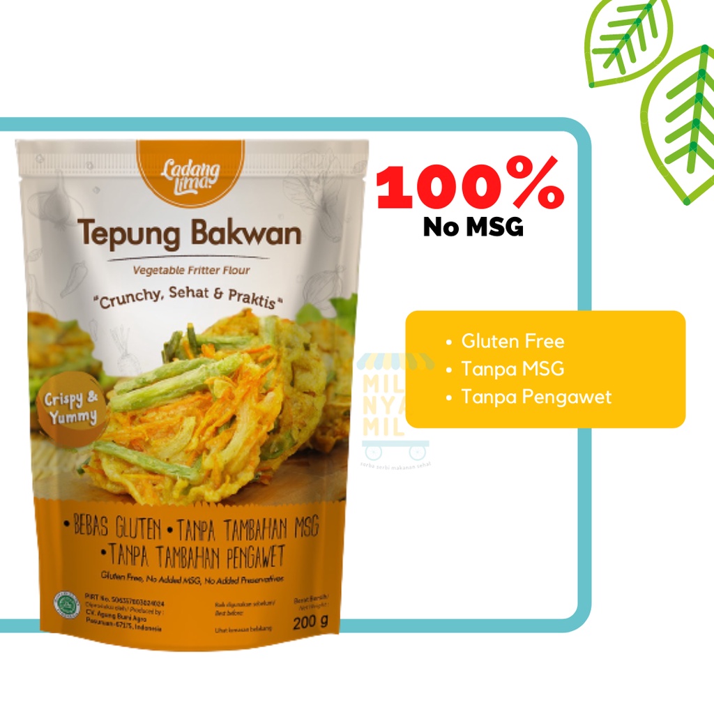 

LADANG LIMA - Tepung Bakwan Non MSG 200Gram
