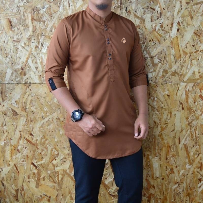 kurta pakistan marajo original premium dengan bahan oxford jahitan rapi tampil elegant sunnah muslim