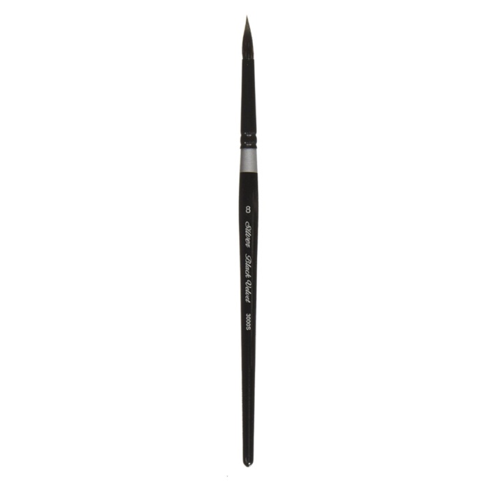 

(TERLARIS) Silver Brush Black Velvet No 8