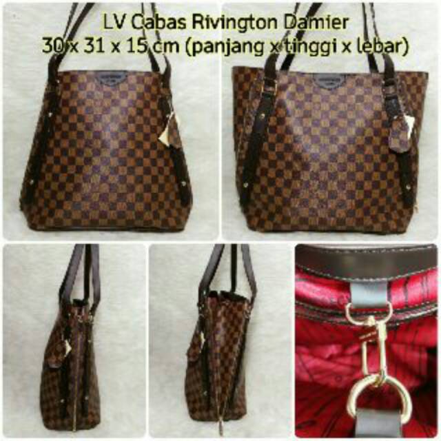 Tas LV Cabas Rivington Damier