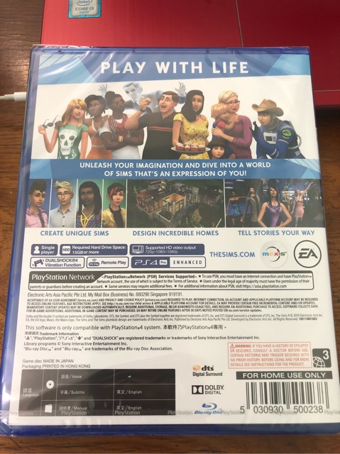 Kaset ps4 the sims 4