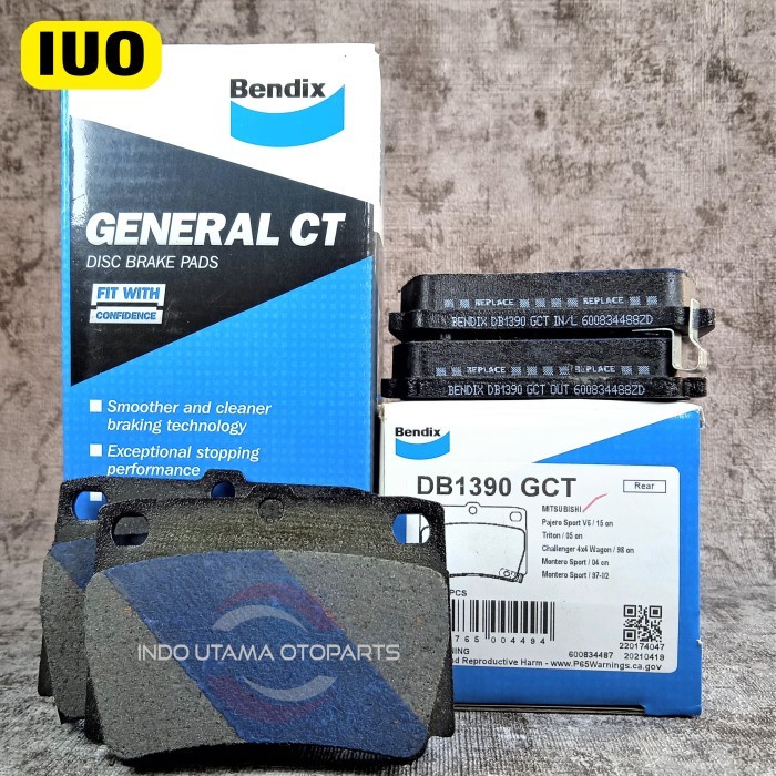 Kampas Rem Pajero Sport Dakar BENDIX Brake Pad DB 1390 GCT