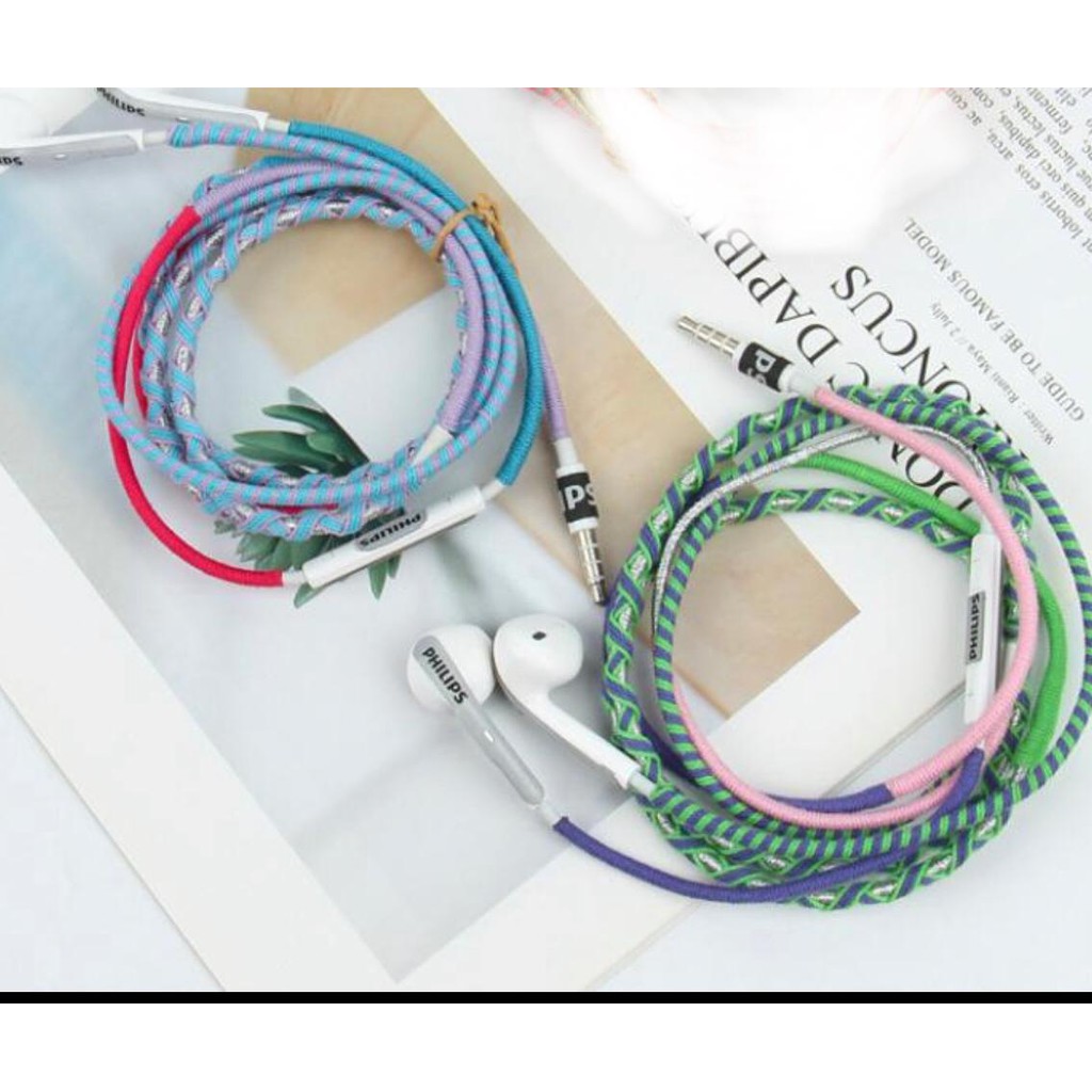 (NC) Headset Earphone Bracelet Handmade Stereo Music