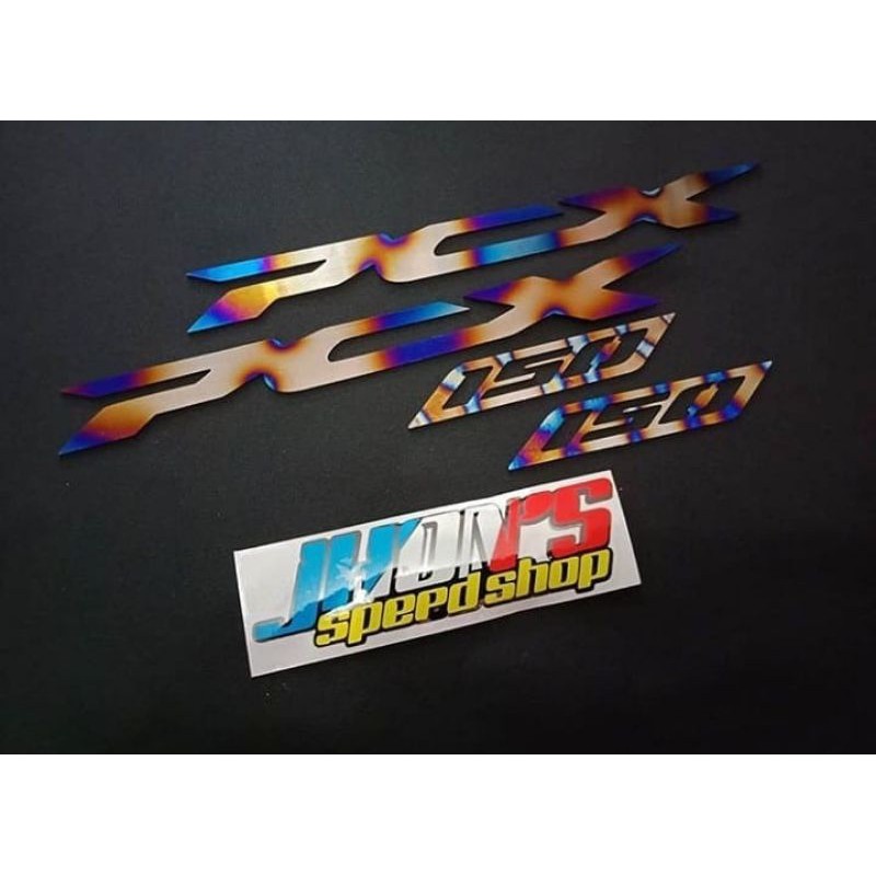 emblem pcx titanium BURN mufact thailand