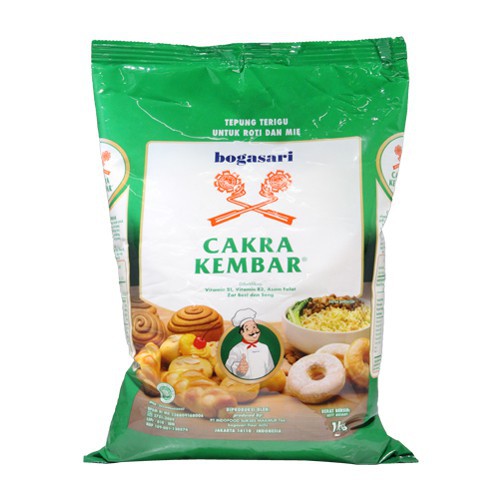 

Tepung Terigu Cakra PREMIUM 1 KG