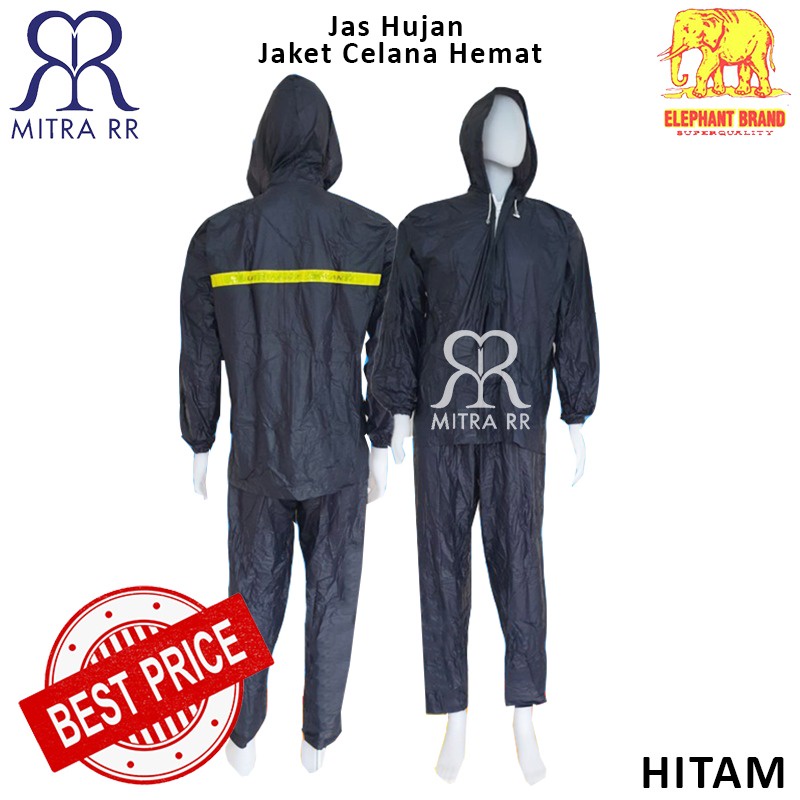 Jas Hujan Jaket Celana Hemat Jas Hujan Stelan Elephant Brand Rainsuit Murah