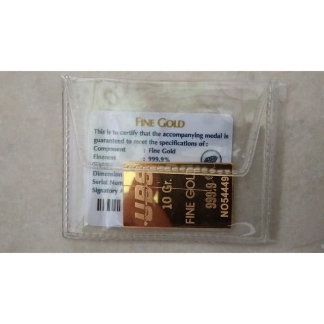 Logam Mulia UBS 10 gram