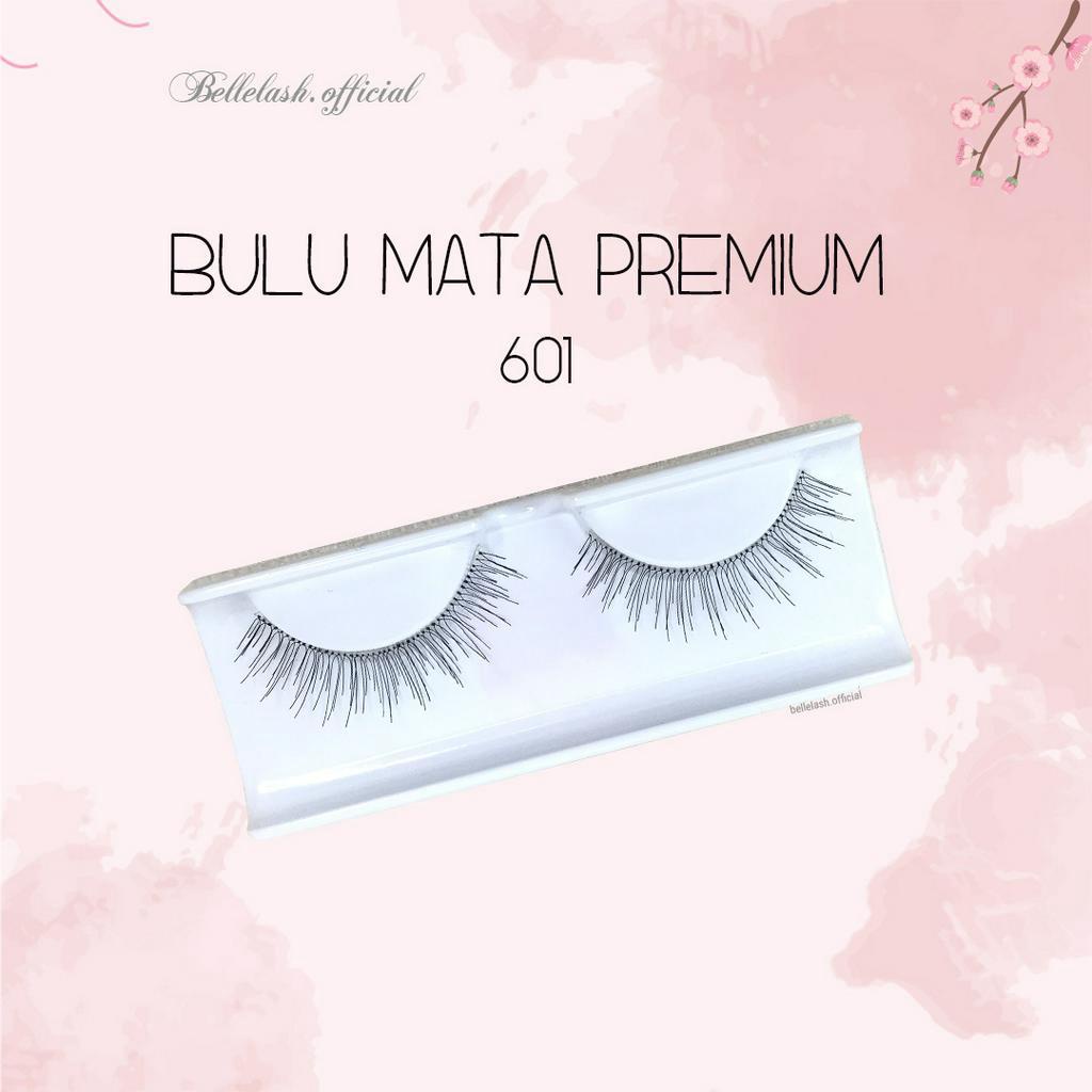 601 Bulu Mata Palsu Handmade Natural False Eyelash Eye Lashes Premium Series