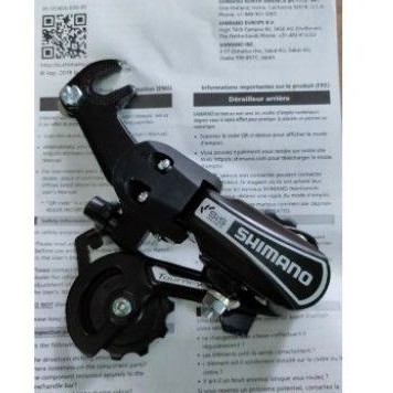 Rd Rear Derailleur Sepeda Minion Shimano Asli Ori/RD-TZ500-GSB,Ty 21B model Jepit 7 speed,6 speed