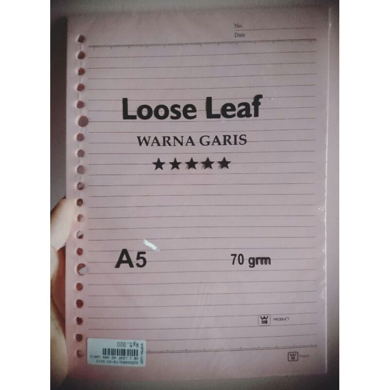 

Kertas Binder Pink Polos