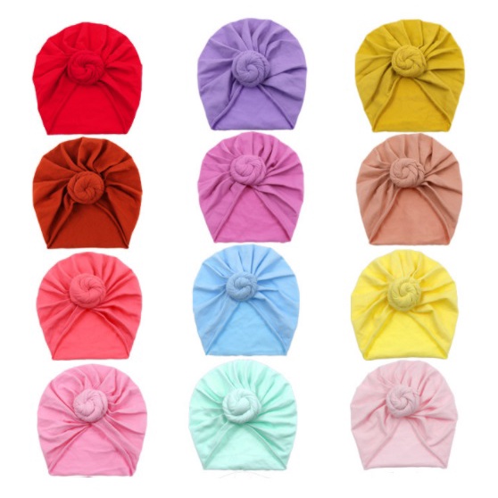 T21 NEW Turban topi bayi motif spiral kualitas premium