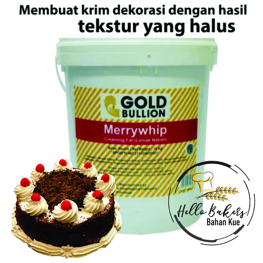 

MERRY WHIP GOLD BULLION 100 GR / GOLD BULLION / MENTEGA PUTIH / BUTTER CREAM