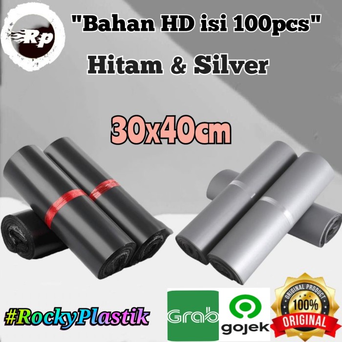 

Ginger- Plastik Polymailer HD 30x40 isi (100pcs) - Hitam