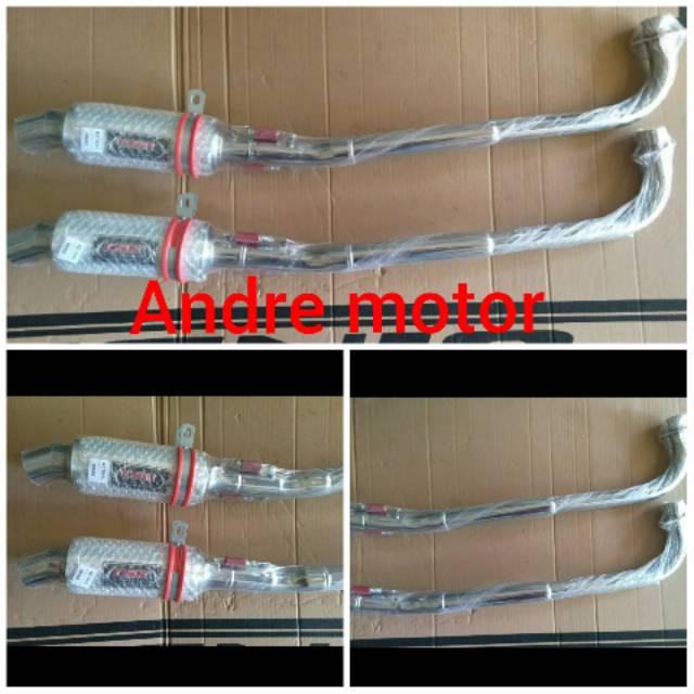 Knalpot racing drag honda revo absolute revo fit