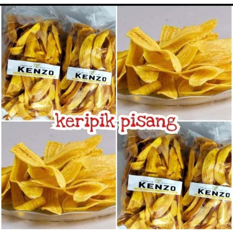 

Keripik pisang kepok gurih kriuk 250 gram pisang premium renyah