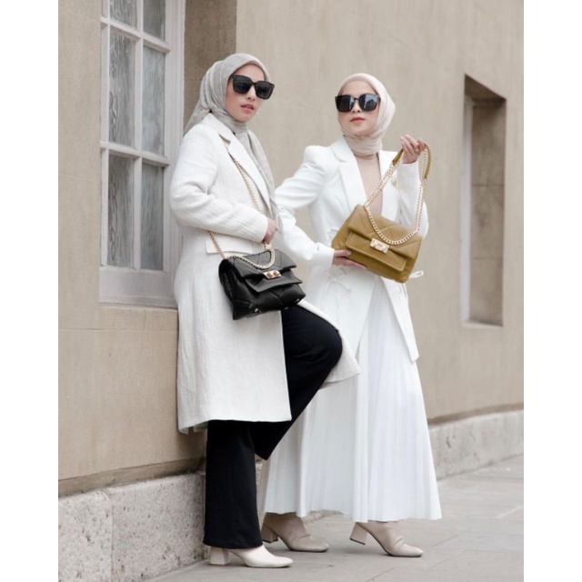 London Bag Black, Cream & Sage Green by heylocal.id