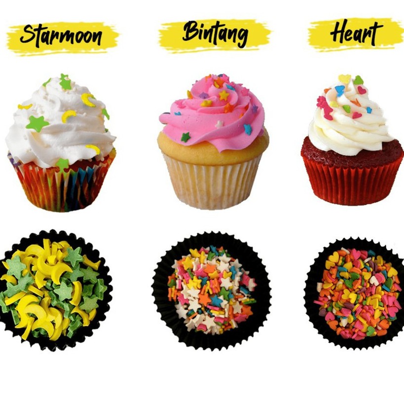 

Cupcake Sprinkle / Confetti / Sugar Deco [8 gr]