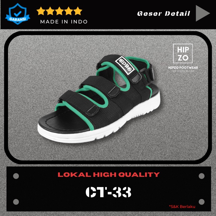 Sandal Pria Hipzo CT-33 Terbaru Sandal Gunung Pria
