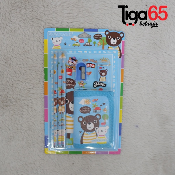 365 STATIONERY SET #40335 Buku &amp; Alat Tulis Anak / Karakter Fancy Gambar Lucu