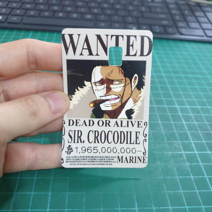 

Sticker Skin ATM / Debit / Kredit C0015 - One Piece - Bounty Crocodile